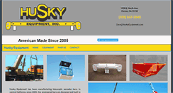 Desktop Screenshot of huskyequipment.com