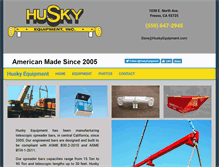 Tablet Screenshot of huskyequipment.com